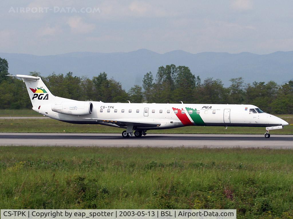 CS-TPK, 1998 Embraer EMB-145EP (ERJ-145EP) C/N 145041, Departing runway 16 to LIS/OPO