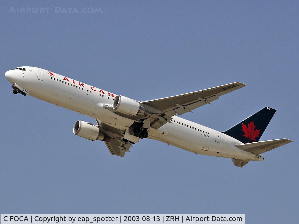C-FOCA, 1990 Boeing 767-375/ER C/N 24575, Departing to Montreal