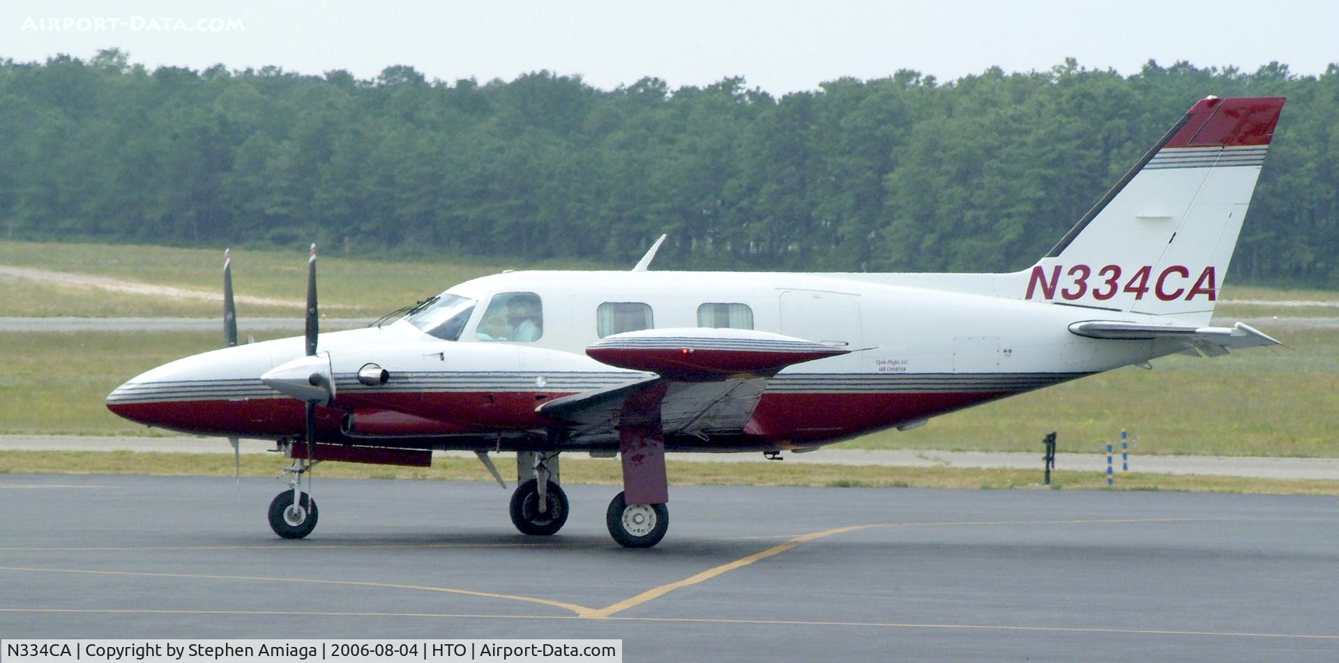 N334CA, 1979 Piper PA-31T1 C/N 31T7904034, Operated by Quick-Flite out of Albany, a beautiful Cheyenne...