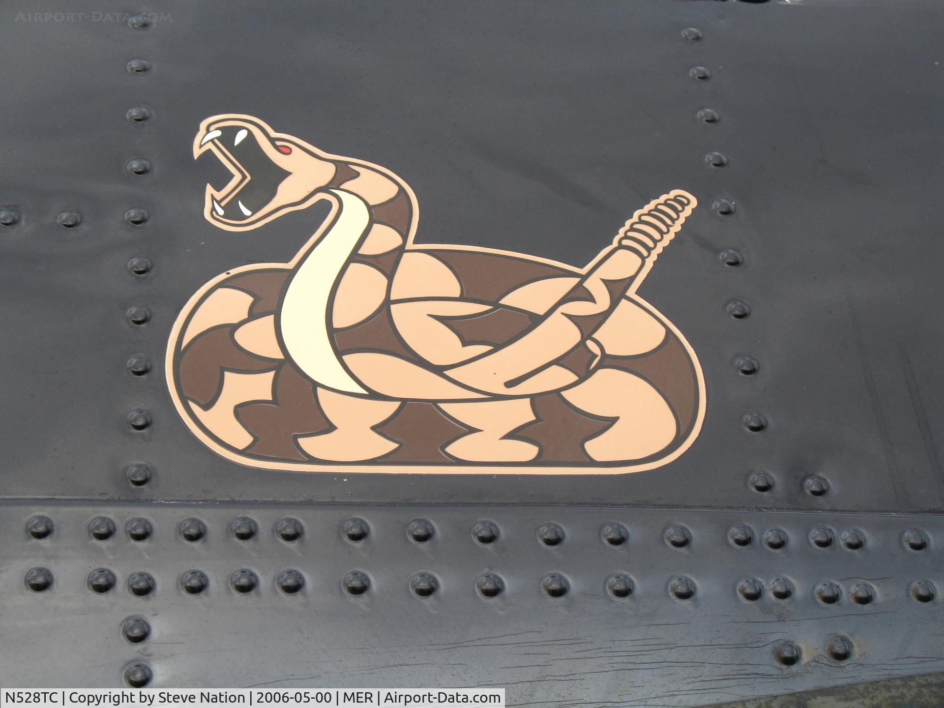 N528TC, 1957 North American T-28C Trojan C/N 252-16, VMF-323 snake logo on T-28C