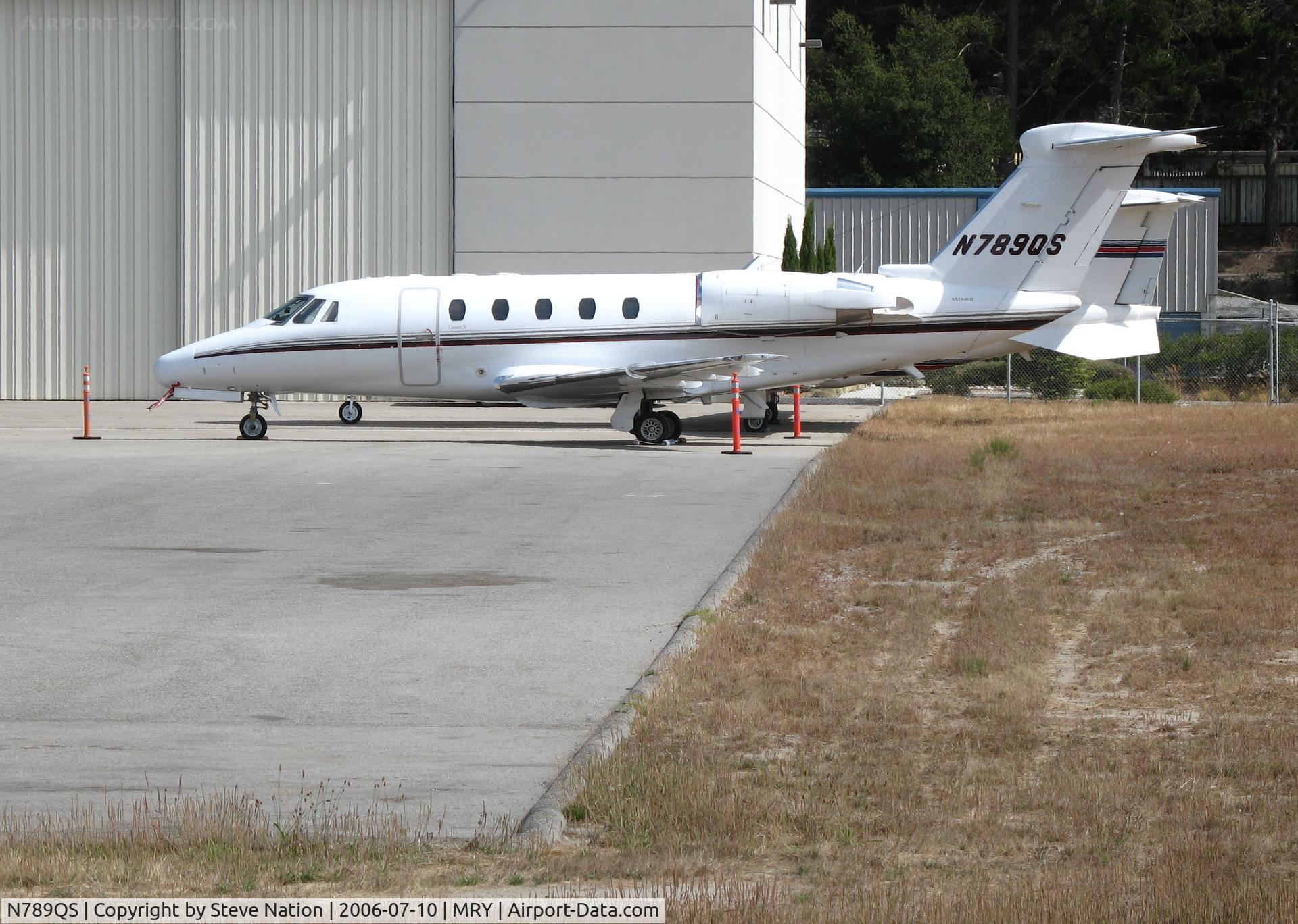 N789QS, 1998 Cessna 650 Citation VII C/N 650-7089, NetJets 1998 Cessna 650 @ Monterey, CA