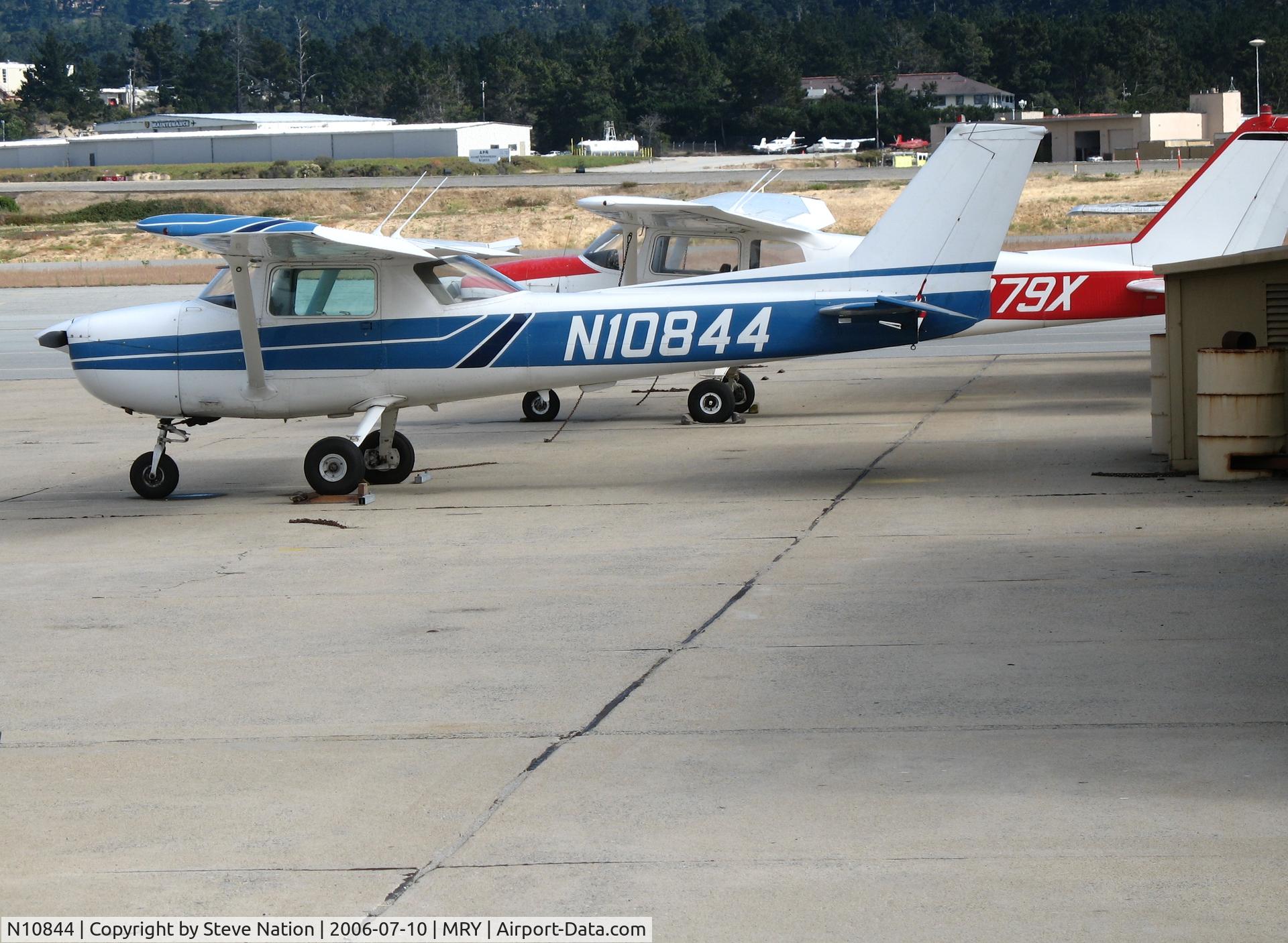 N10844, 1973 Cessna 150L C/N 15075081, Monterey Flyers 1973 Cessna 150L @ Monterey, CA
