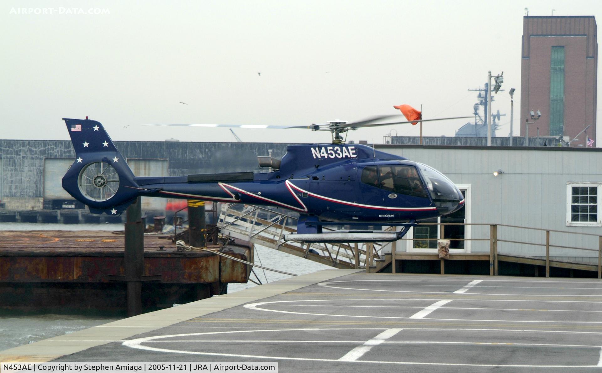 N453AE, 2001 Eurocopter EC-130B-4 (AS-350B-4) C/N 3487, Operated by Liberty Helicopters, 3AE lands at Spot 7.