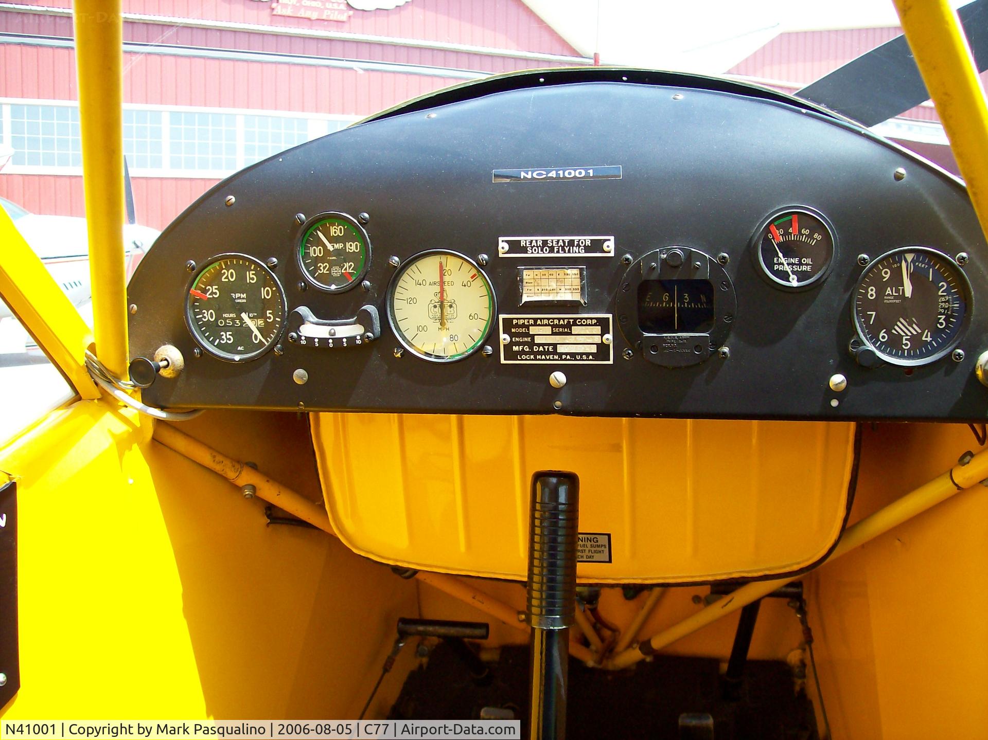 N41001, 1941 Piper J3L-65 Cub C/N 7658, Piper J-3L-65
