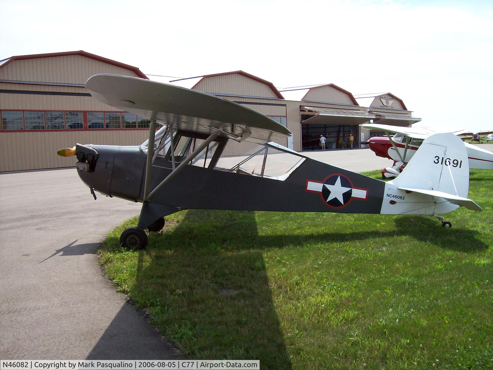 N46082, 1942 Aeronca 0-58B Grasshopper C/N 058B6212, Aeronca O-58B