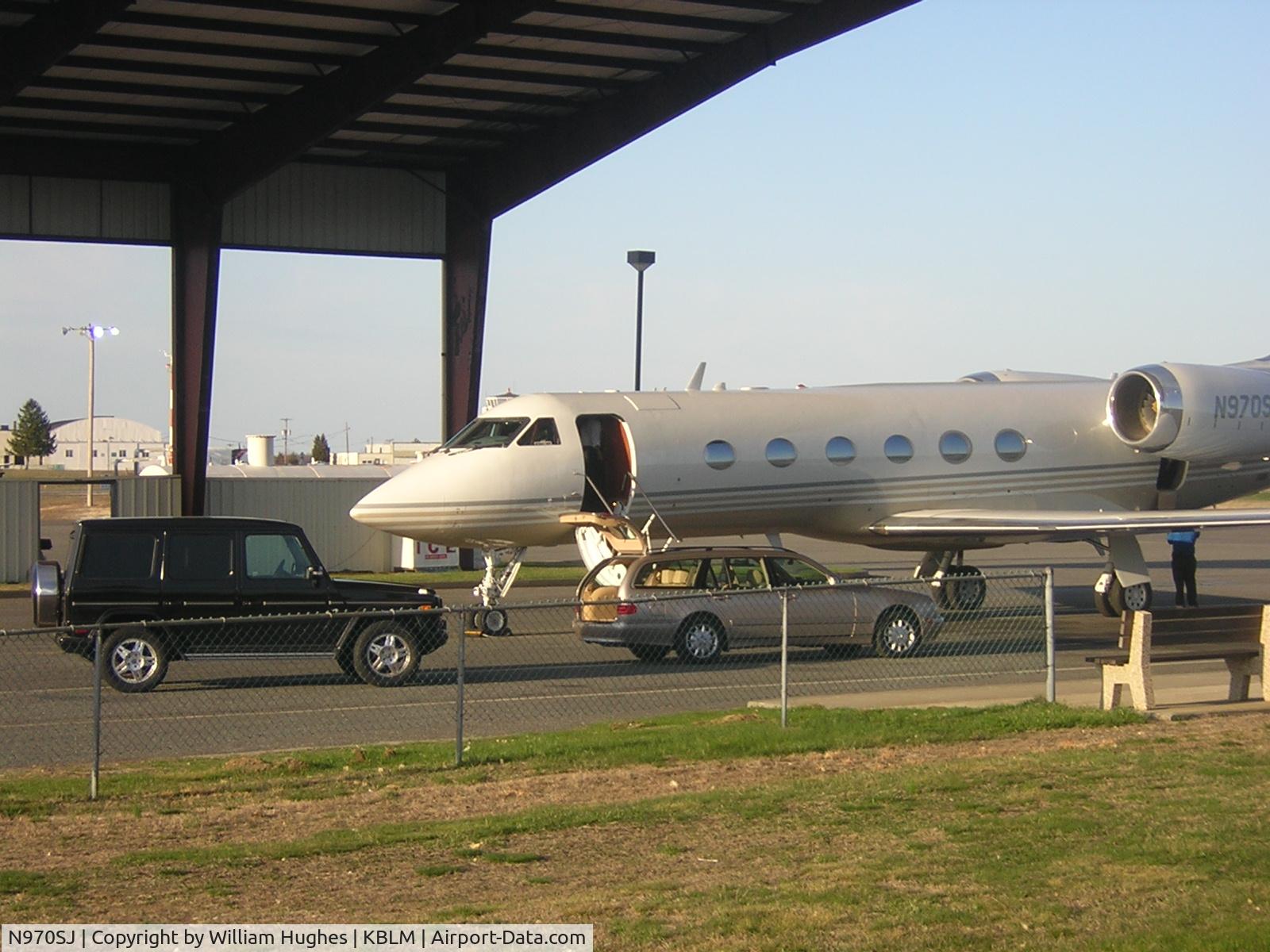 N970SJ, 1990 Gulfstream Aerospace G-IV C/N 1146, just came in from a day trip to Florida for warm weather shopping