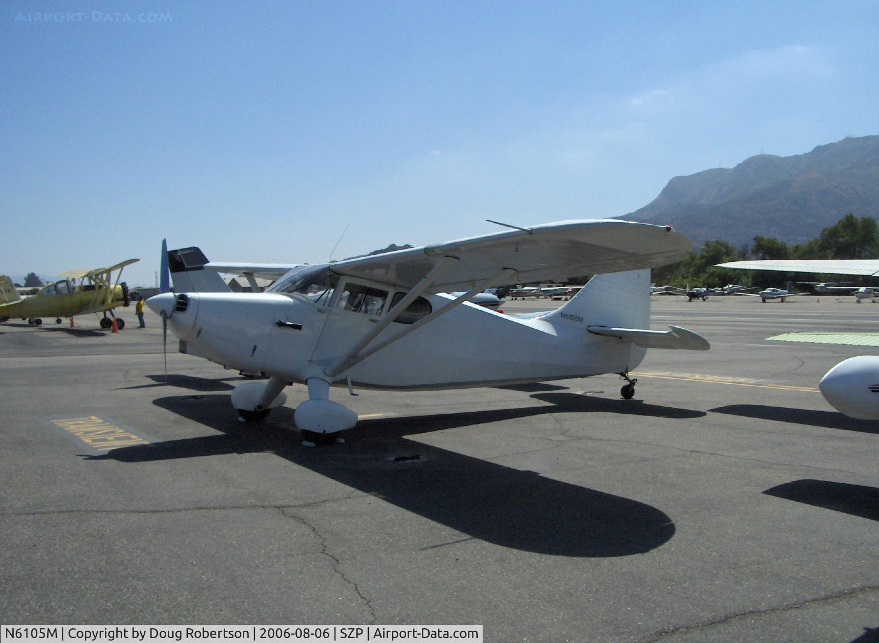 N6105M, 1947 Stinson 108-3 Voyager C/N 108-4105, 1947 Stinson 108-3 Station Wagon, Franklin 6A4165 165 Hp