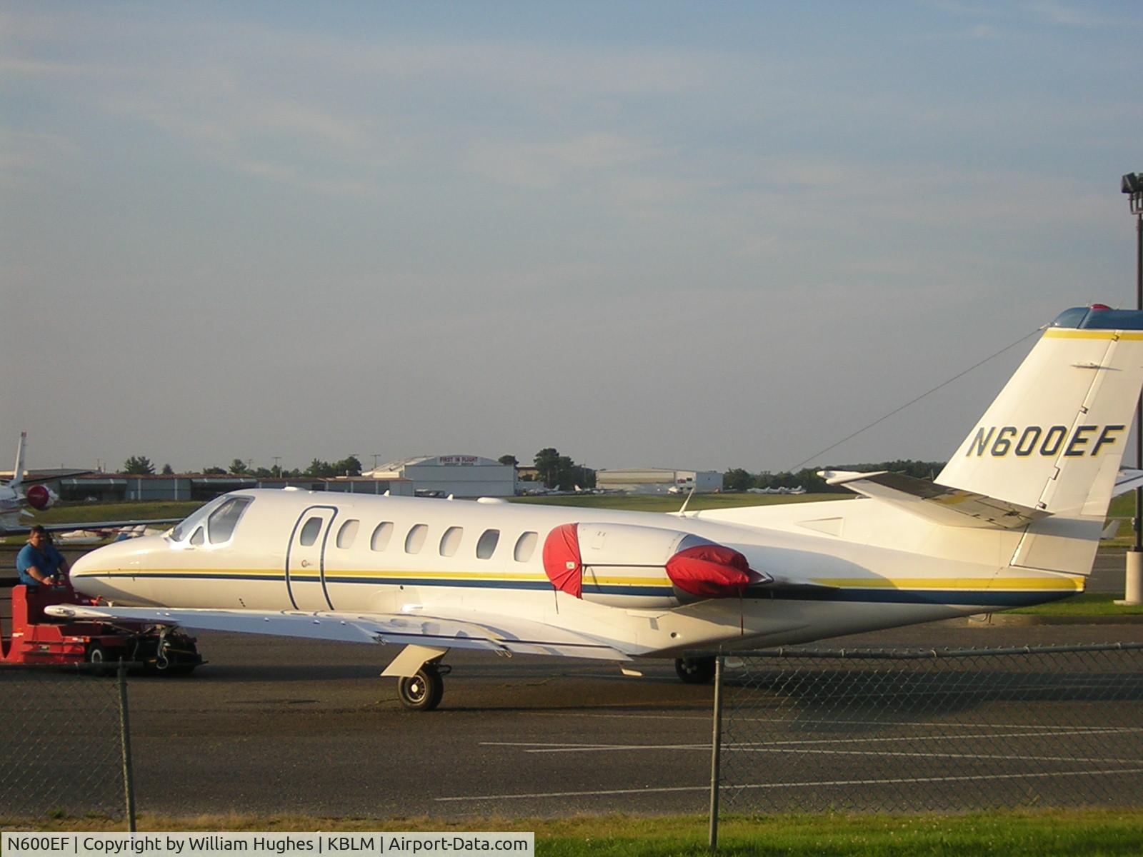 N600EF, 1996 Cessna 560 Citation Ultra C/N 560-0376, just arrived from San Jose, CA and is here for awhile so it is all closed up