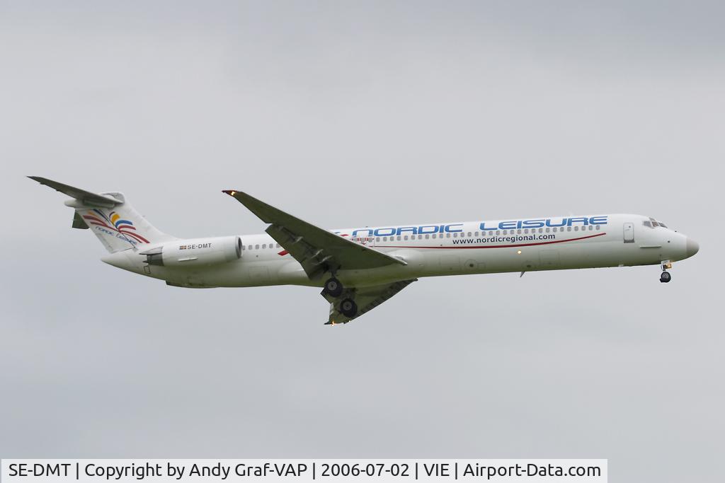 SE-DMT, 1980 McDonnell Douglas MD-81 (DC-9-81) C/N 48003, On final RWY34.