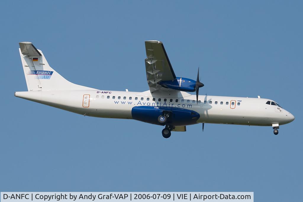 D-ANFC, 1991 ATR 72-202 C/N 237, On a LH flight.