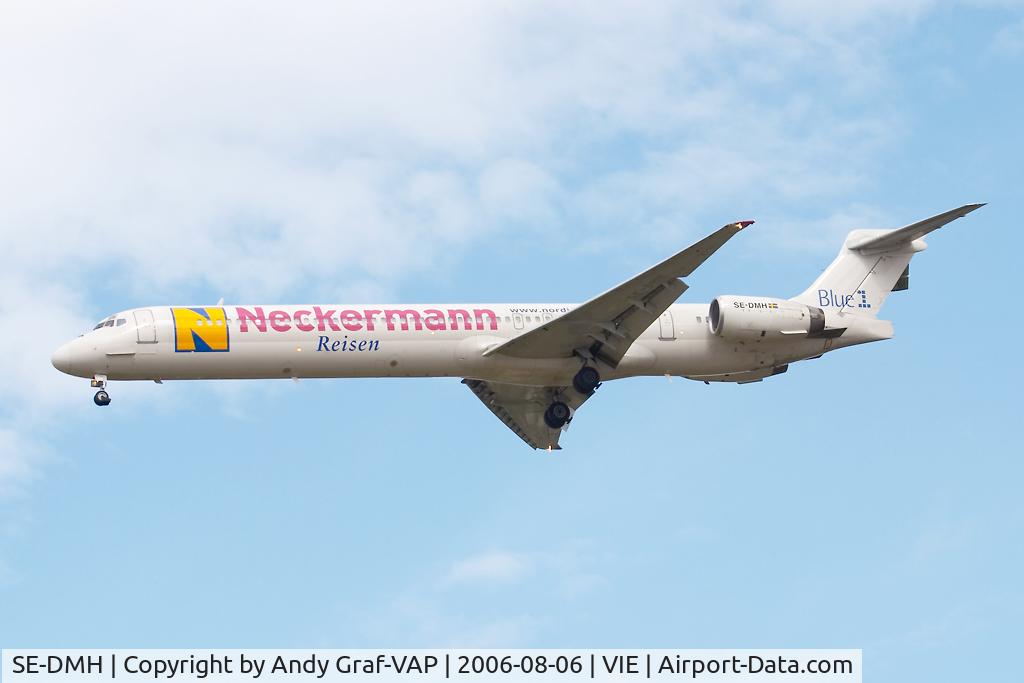 SE-DMH, 1997 McDonnell Douglas MD-90-30 C/N 53543, Now with large NECKERMANN sticker