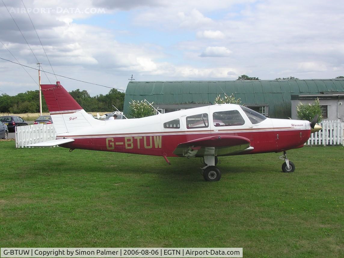 G-BTUW, 1974 Piper PA-28-151 Cherokee Warrior C/N 28-7415066, PA-28-151 Cherokee Warrior at Enstone