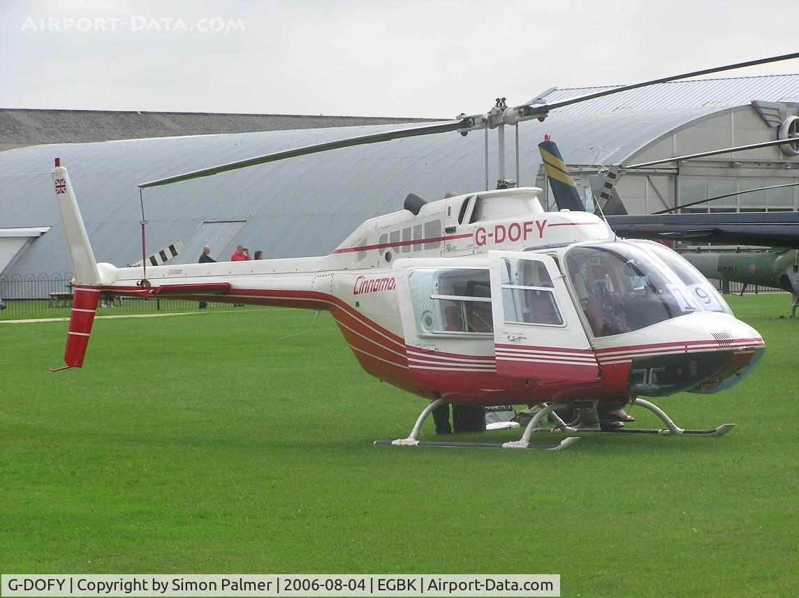 G-DOFY, 1983 Bell 206B JetRanger III C/N 3637, Jet Ranger used by Duchess OF York for flying lessons