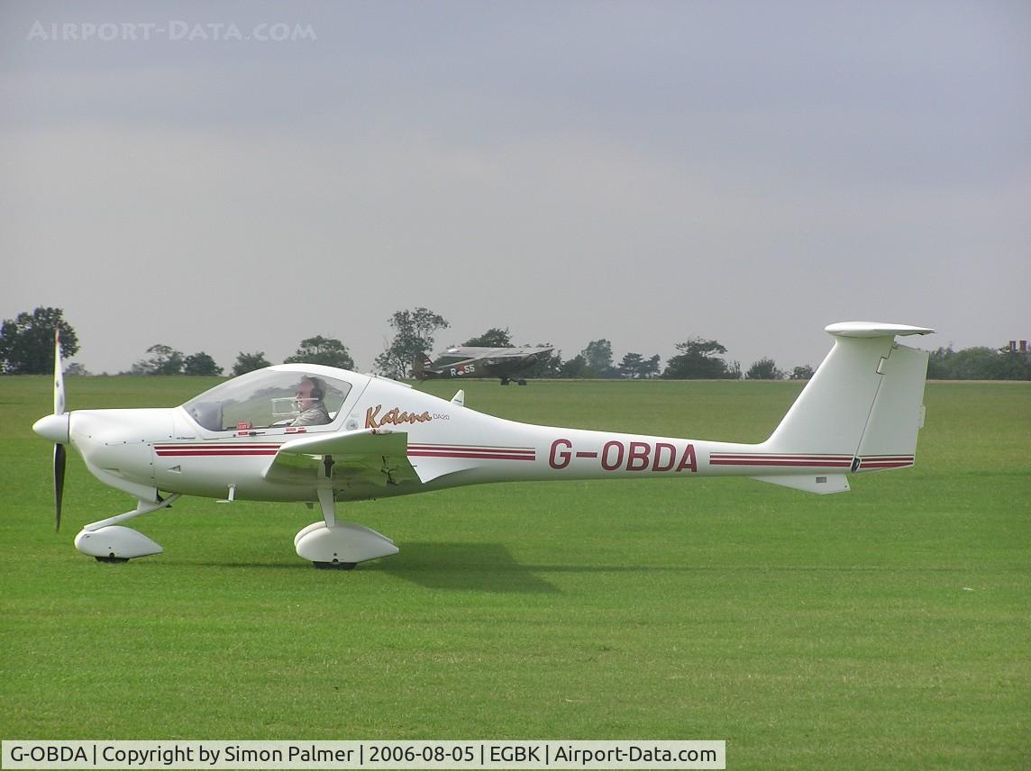 G-OBDA, 1997 Diamond DA-20A-1 Katana C/N 10260, Diamond DA20 Katana at Sywell