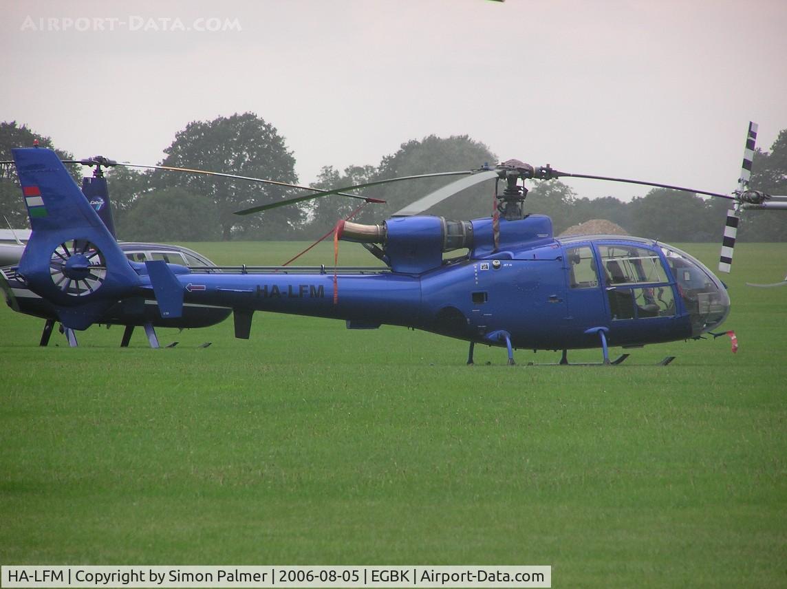 HA-LFM, 1976 Aerospatiale SA-341G Gazelle C/N 1301, SA341 Gazelle at Sywell