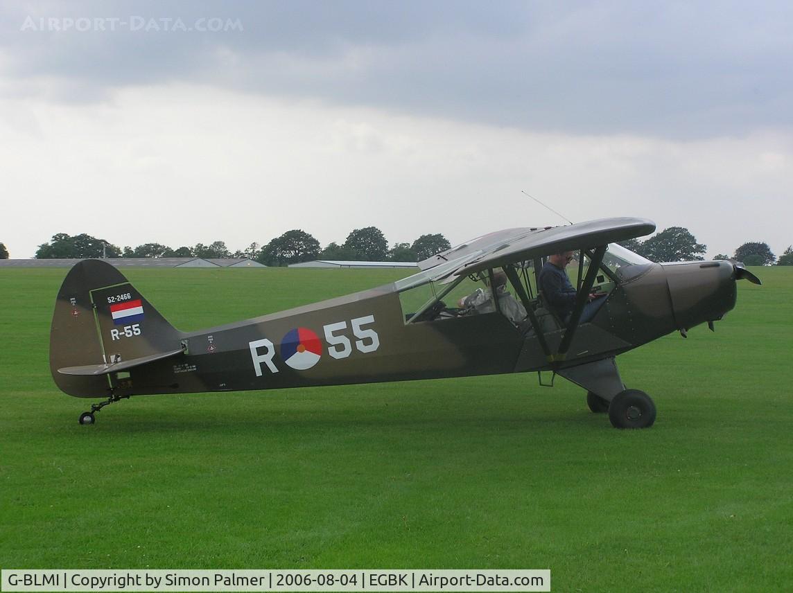 G-BLMI, 1952 Piper L-18C Super Cub (PA-18-95) C/N 18-2066, Piper Super Cub in Netherlands AF colours at Sywell