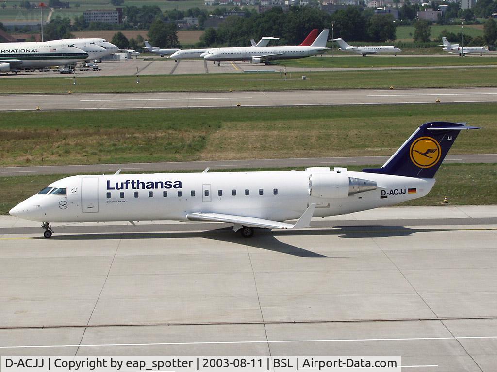 D-ACJJ, 1998 Canadair CRJ-100LR (CL-600-2B19) C/N 7298, inbound from MUC