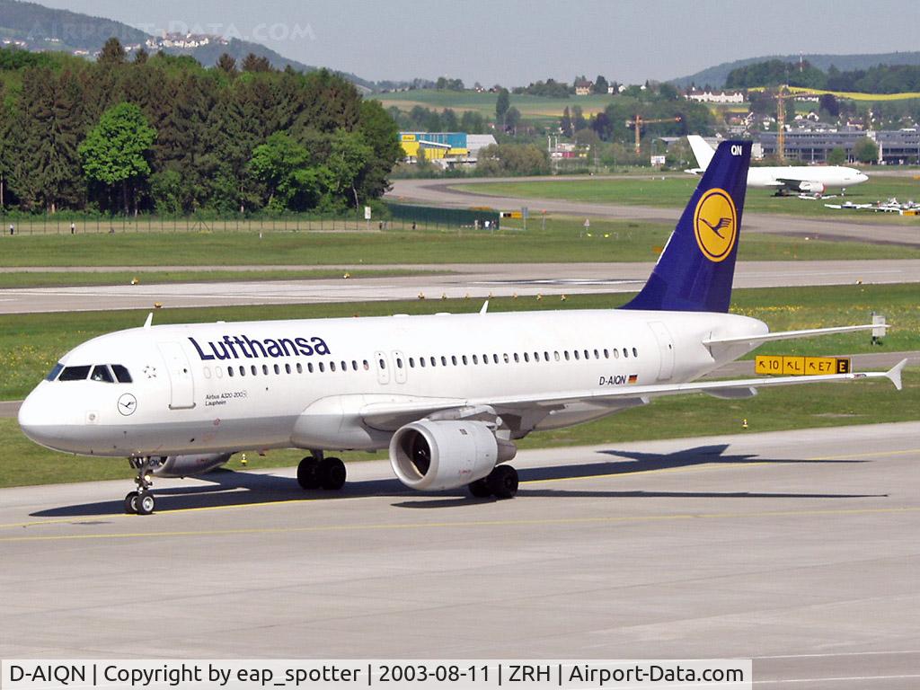 D-AIQN, 1991 Airbus A320-211 C/N 0269, inbound from FRA