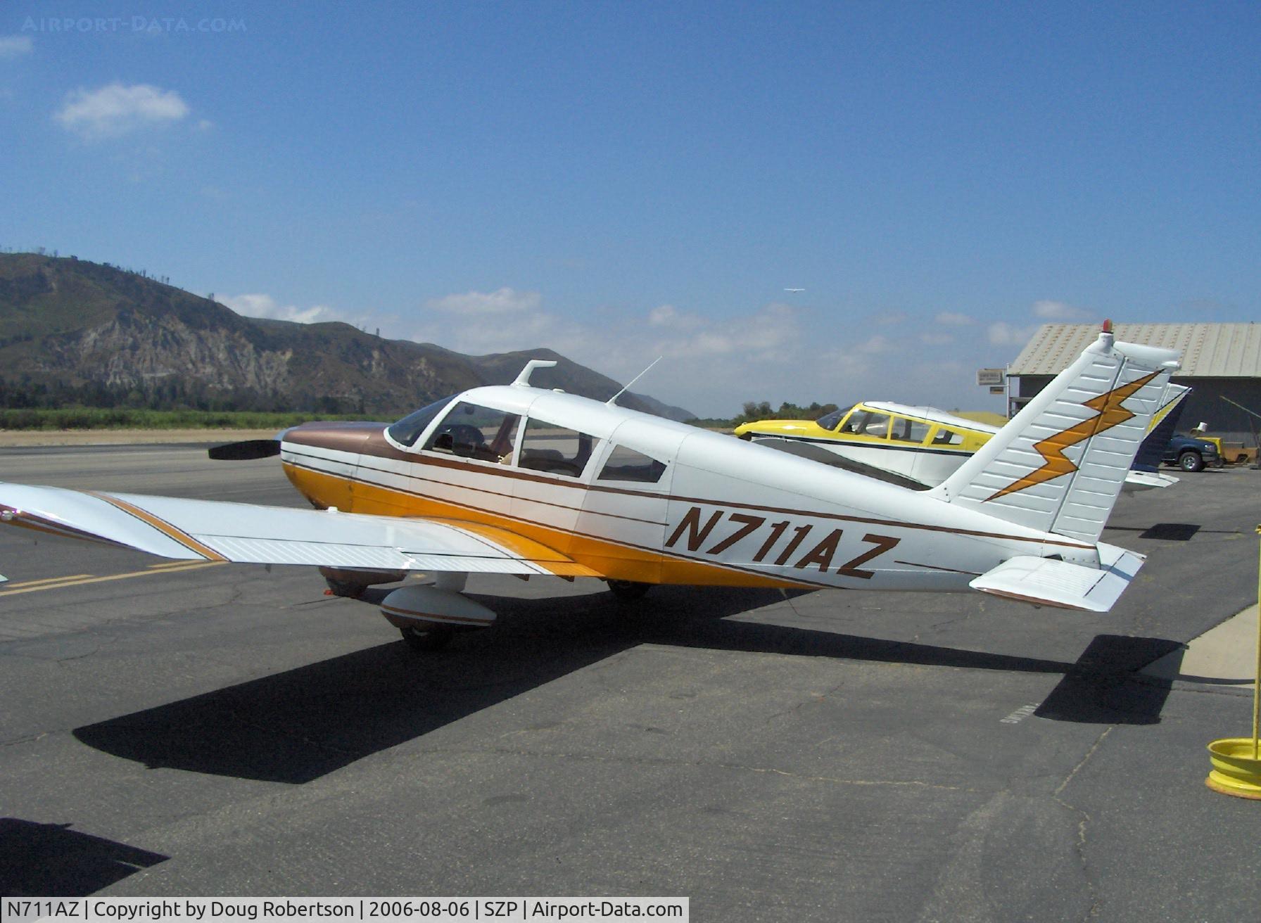 N711AZ, 1970 Piper PA-28-235 Cherokee C/N 28-11361, 1970 Piper PA-28-235 CHEROKEE, Lycoming O-540-B4B5 235 hp