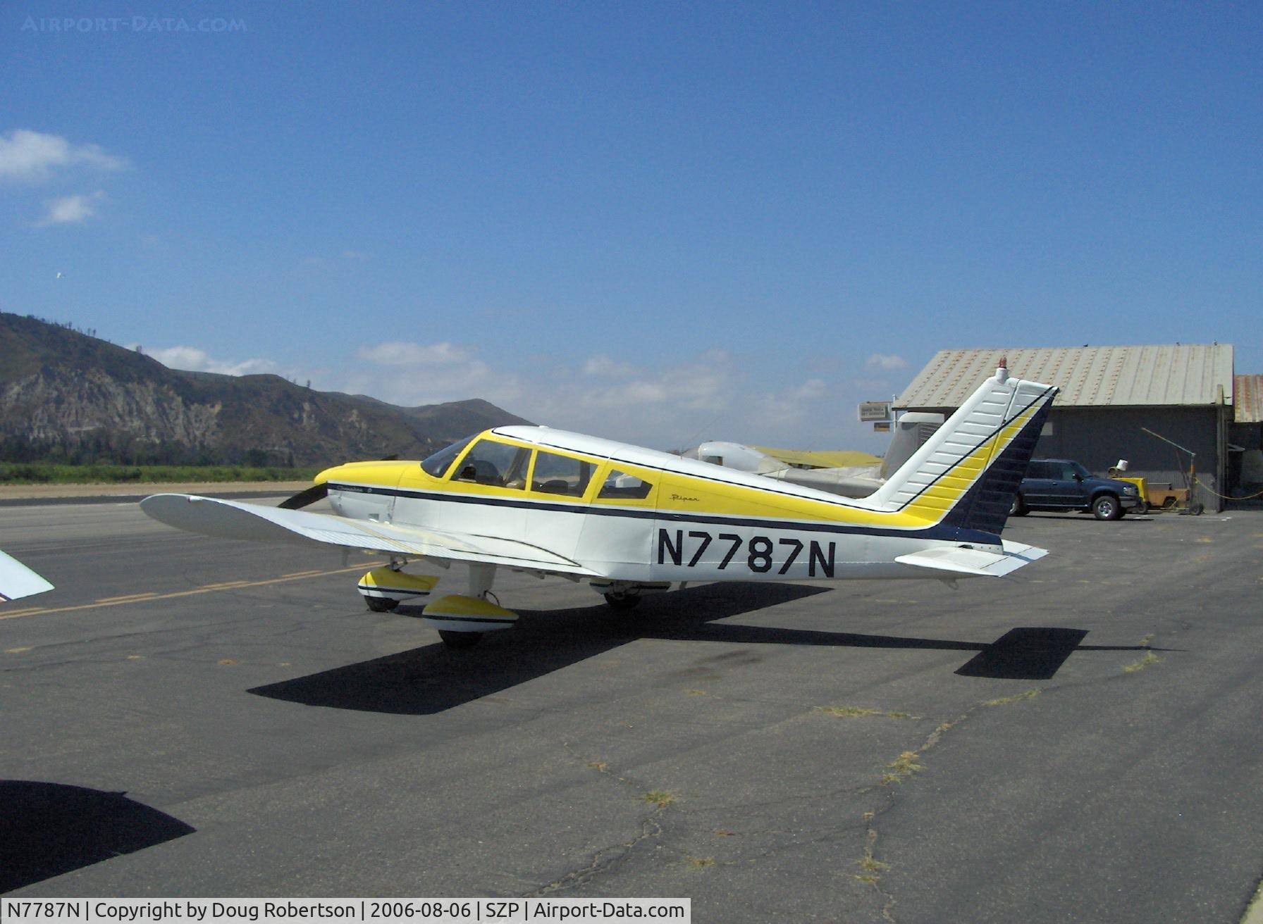 N7787N, 1969 Piper PA-28-180 Cherokee C/N 28-5235, 1969 Piper PA-28-180D CHEROKEE, Lycoming O&VO-360 180 Hp
