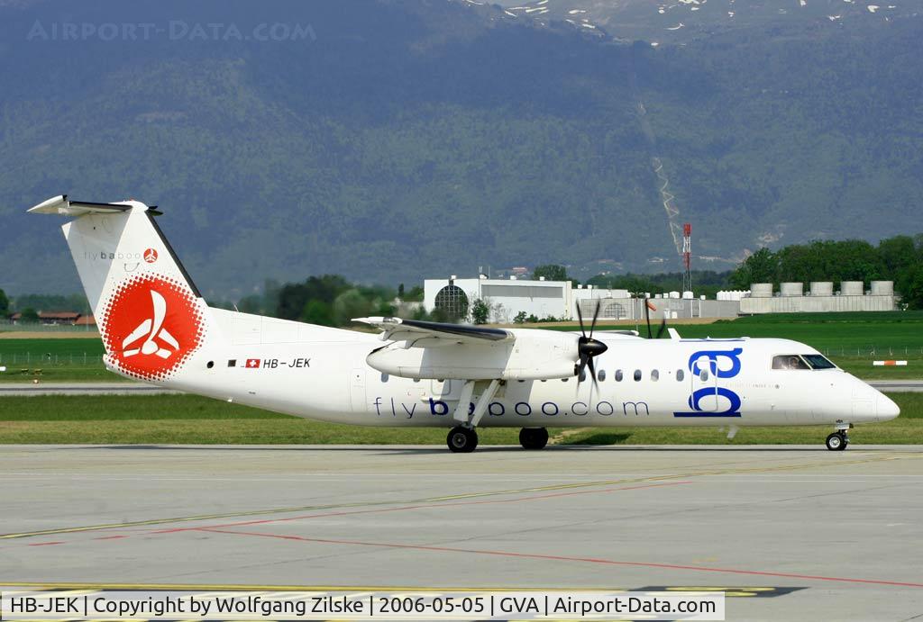 HB-JEK, 2000 De Havilland Canada DHC-8-315 Dash 8 C/N 549, visitor