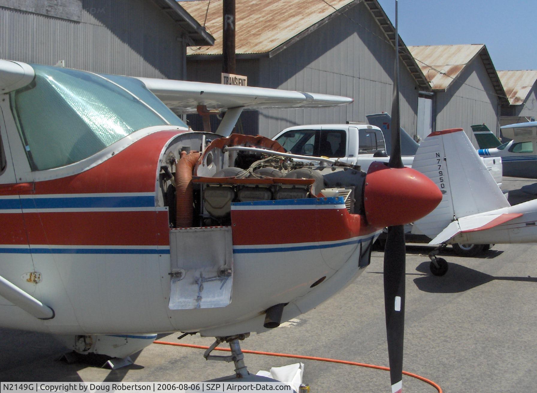 N2149G, 1958 Cessna 182A Skylane C/N 51449, 1958 Cessna 182A SKYLANE, Continental O-470-S 230 Hp, open for maintenance