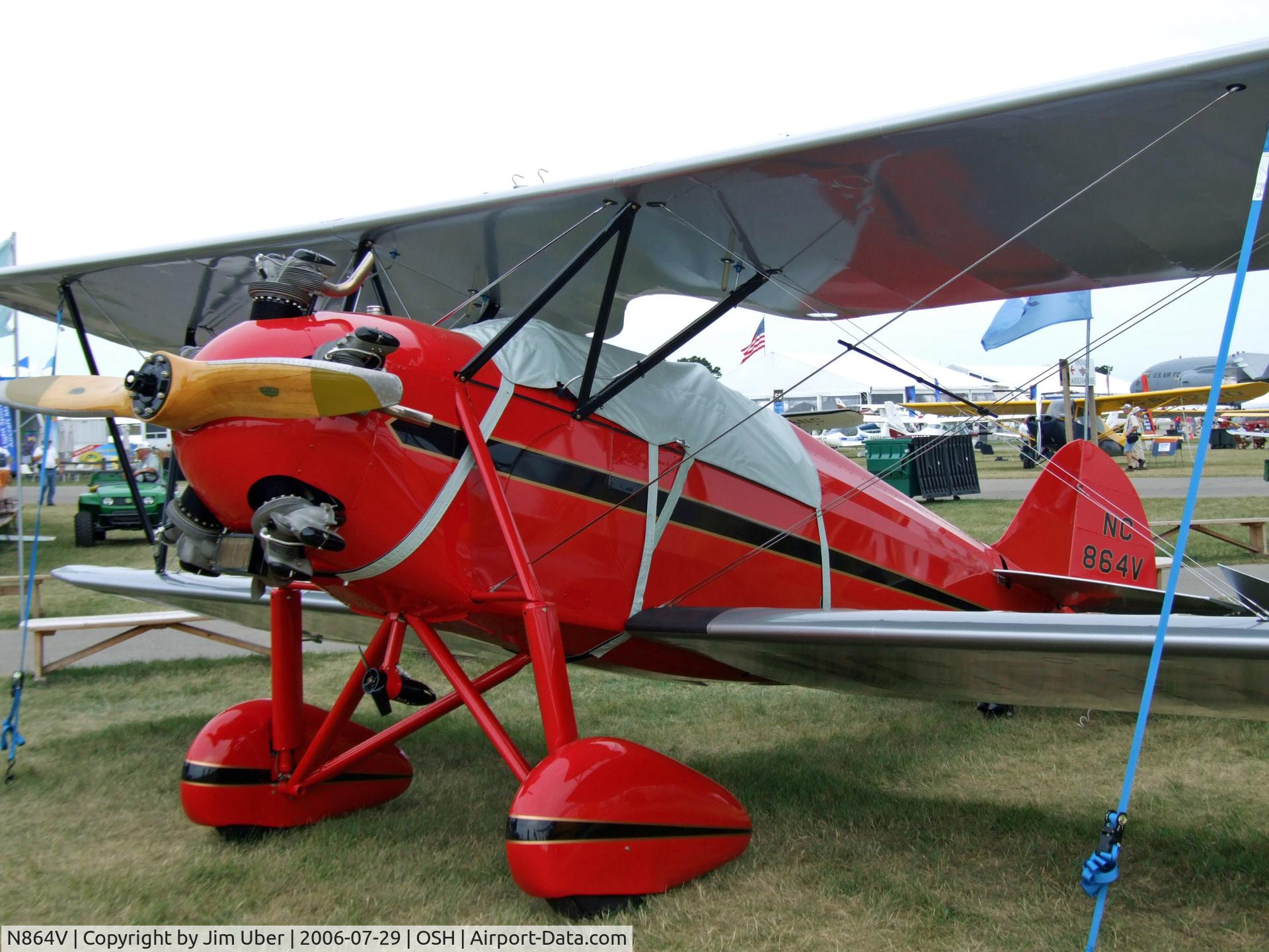 N864V, 1930 Waco INF C/N 3265, Rare Kinner-powered Waco at Airventure