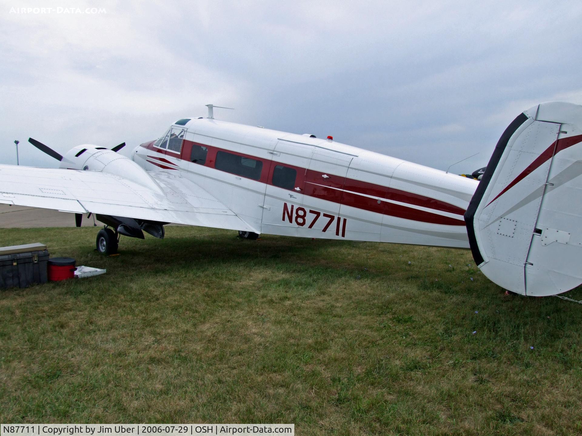 N87711, 1963 Beech H-18 C/N BA-650, At Airventure