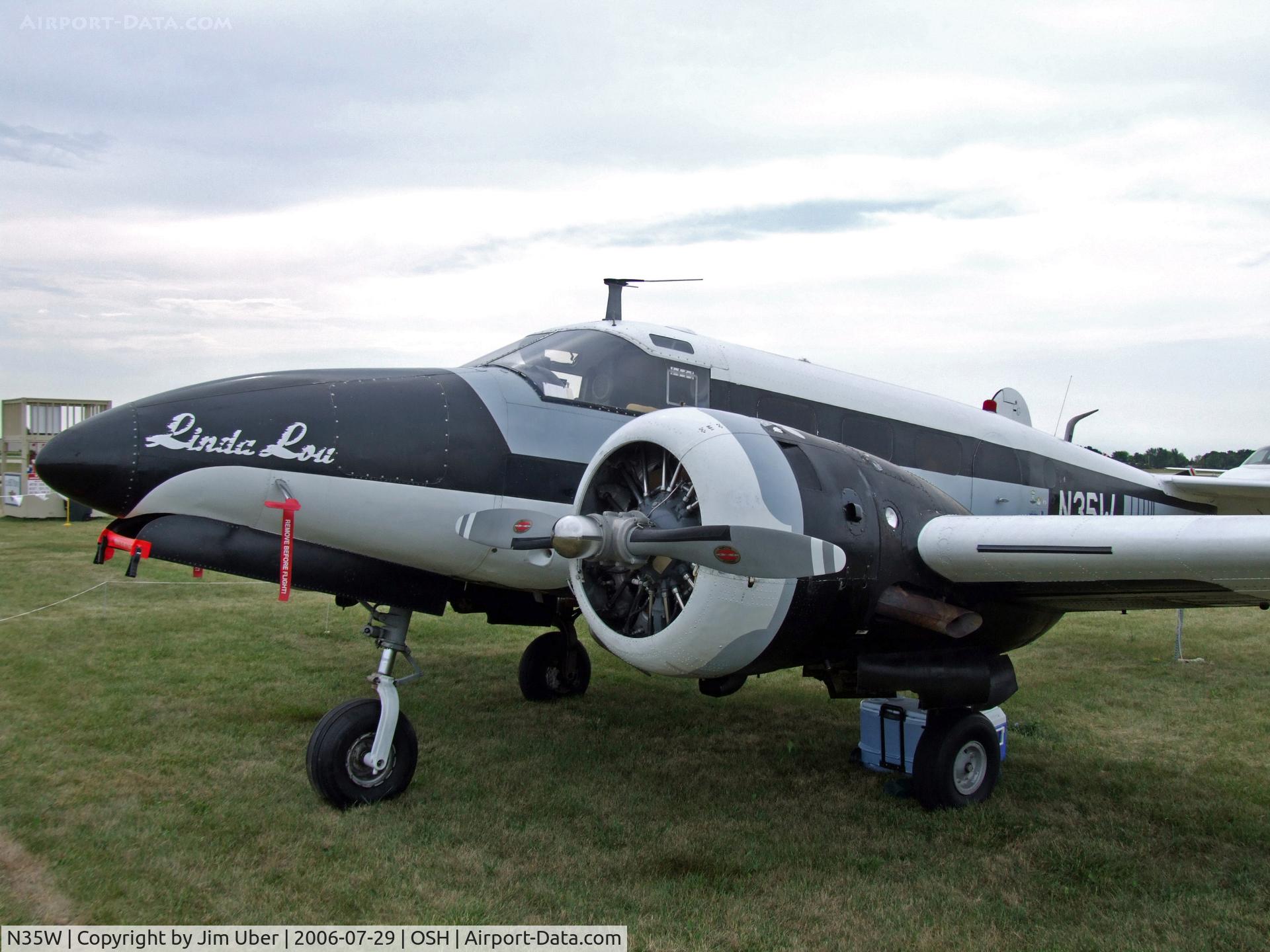N35W, 1954 Beech D18S C/N A1006, at Airventure
