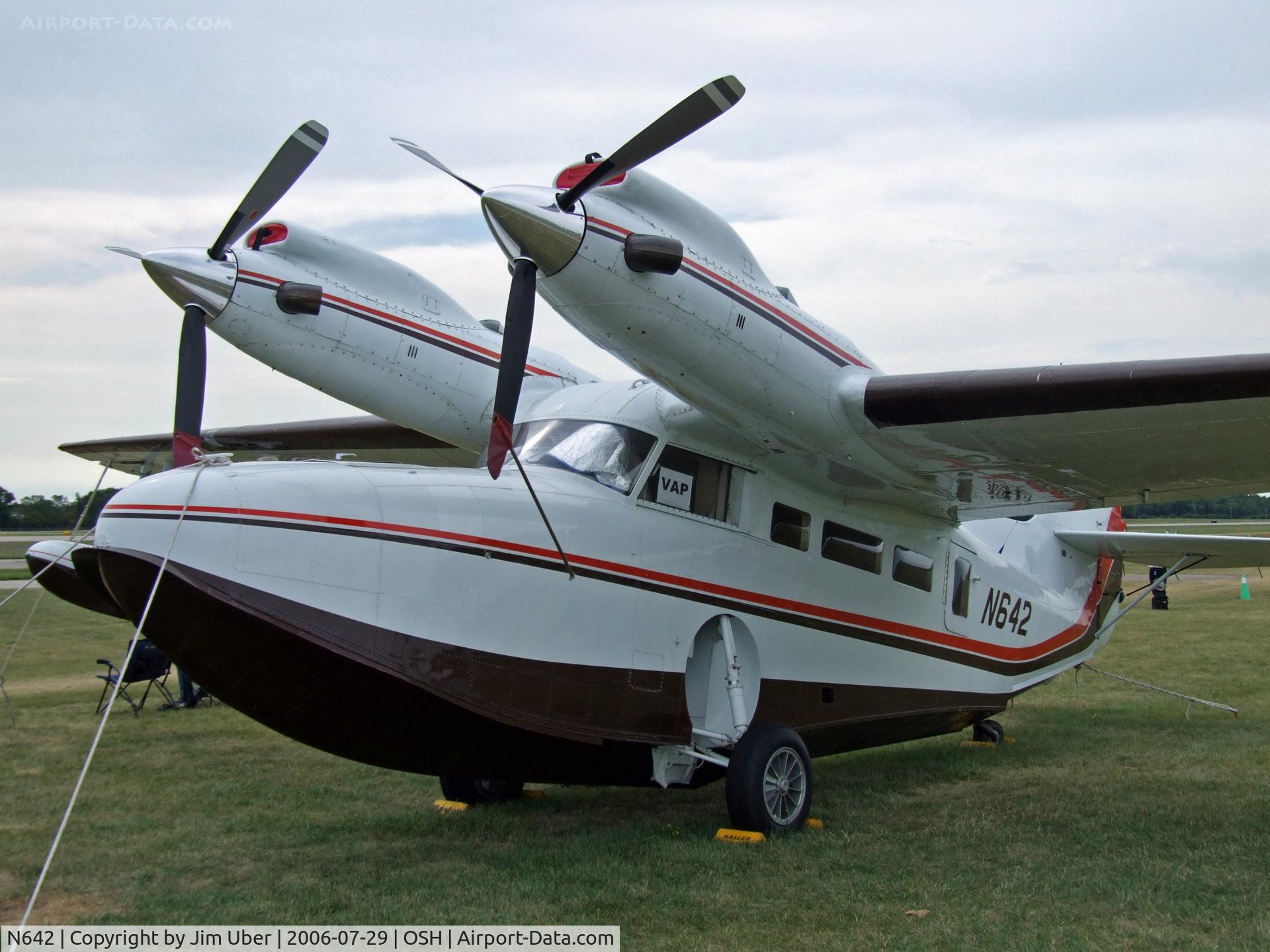 N642, 1968 McKinnon G21C C/N 1204, G-21C turboprop Amphibian, in the North 40