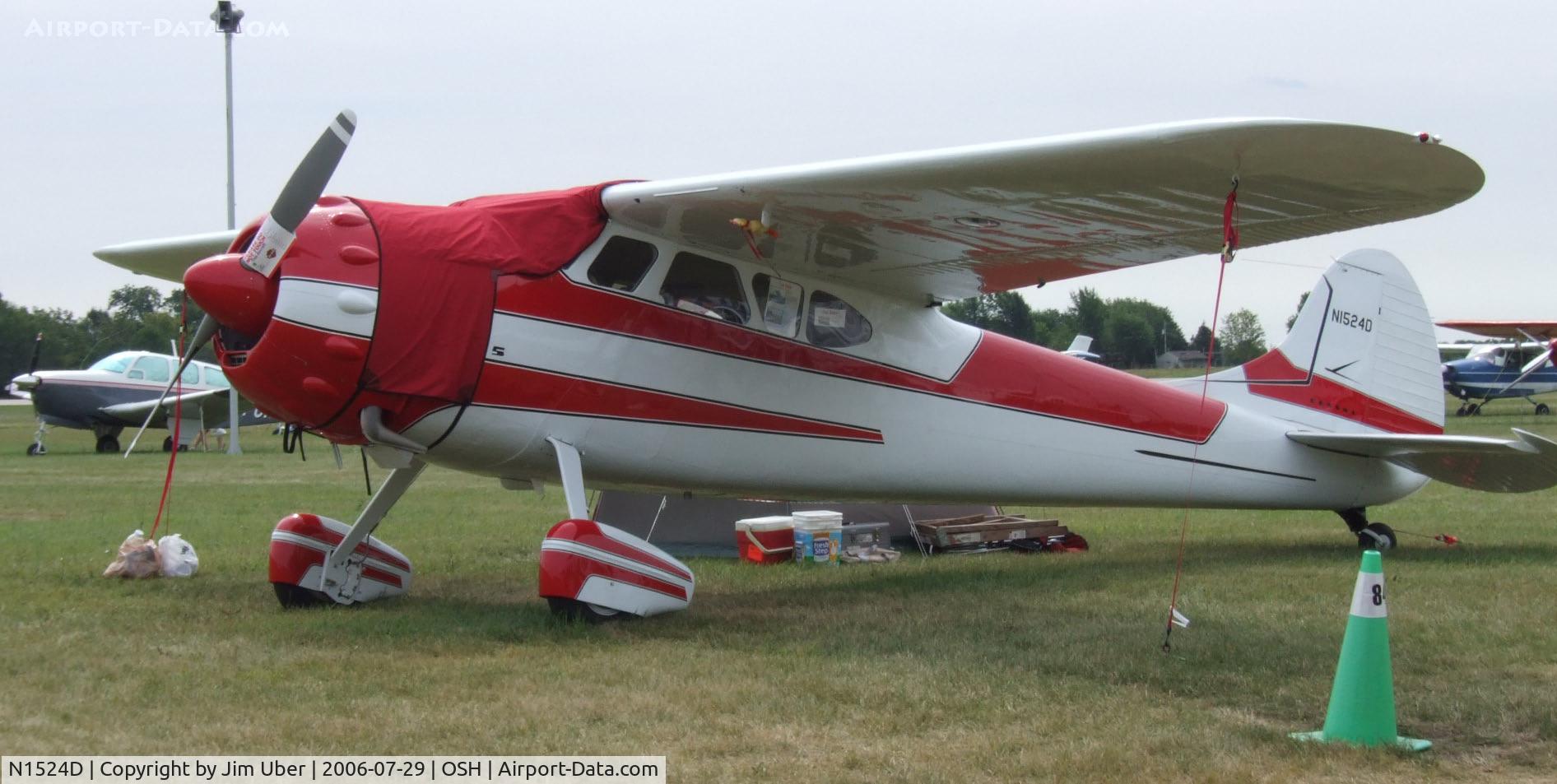 N1524D, 1952 Cessna 195A C/N 7746, another 195 at Airventure
