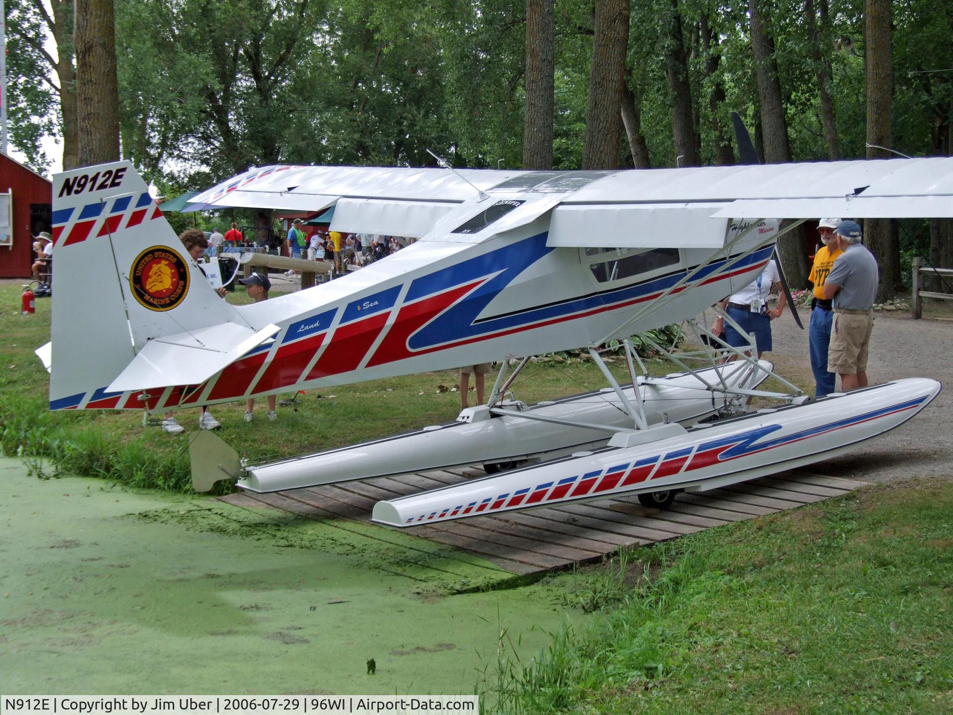 N912E, 2006 Just Aircraft Highlander C/N JAESC0063, Floatplane seen at the seaplane base