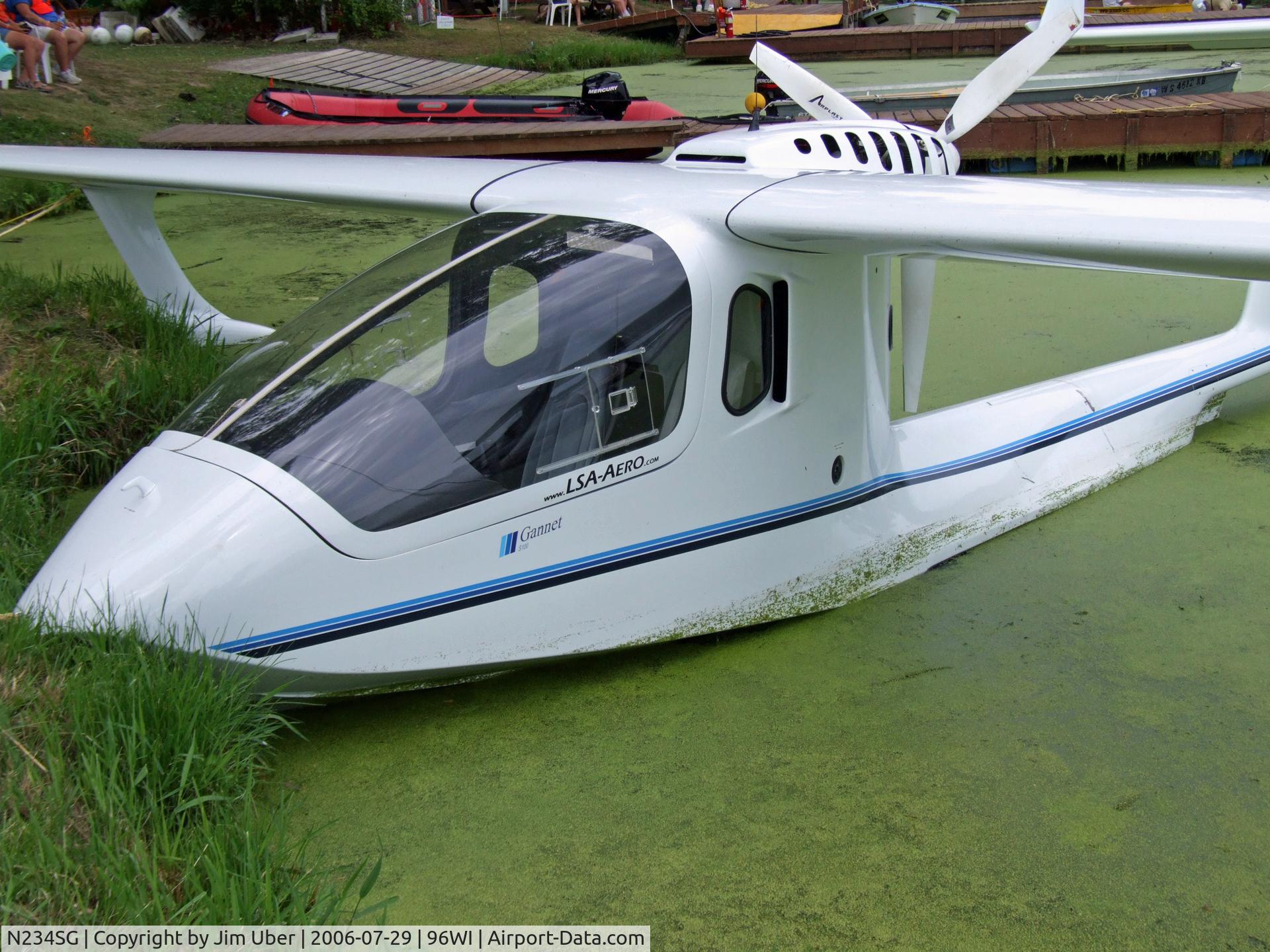 N234SG, 2005 Colyaer Gannet S100 C/N 505001, another view of the GANNET amphibian