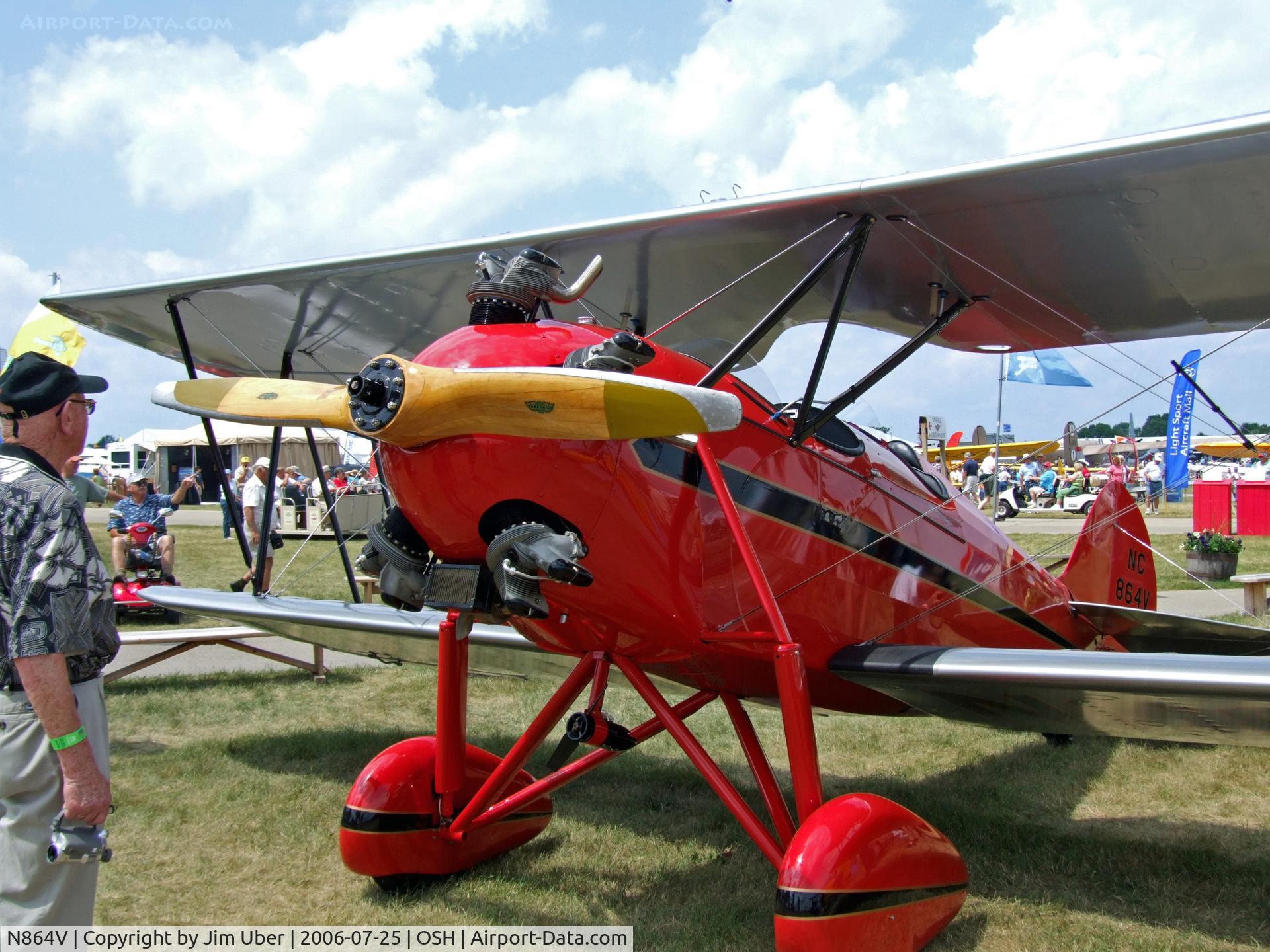 N864V, 1930 Waco INF C/N 3265, Waco INF at Airventure