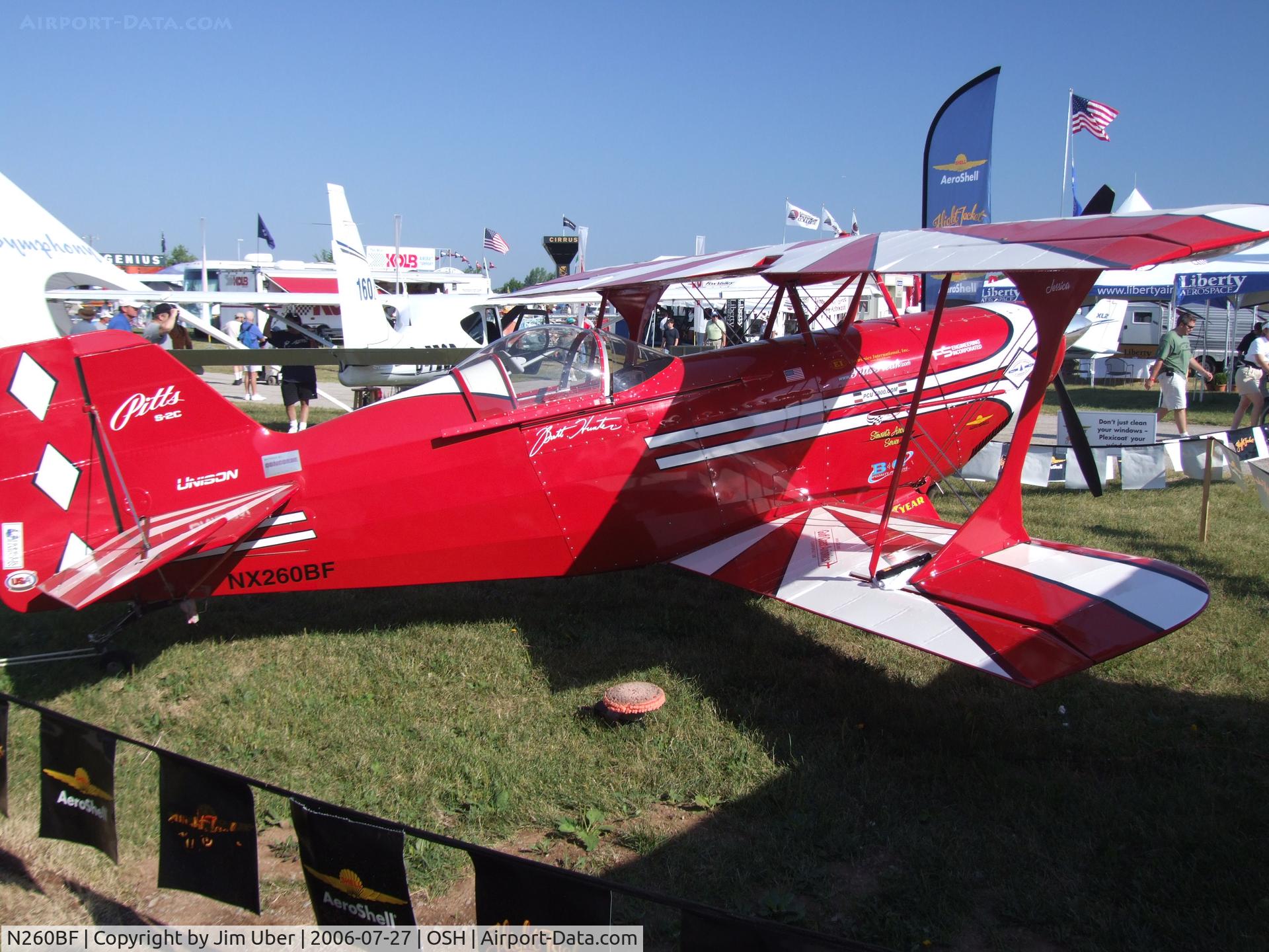 N260BF, Pitts S-2B Special C/N Not Found N260BF, Pitts S-2C on display at Airventure
