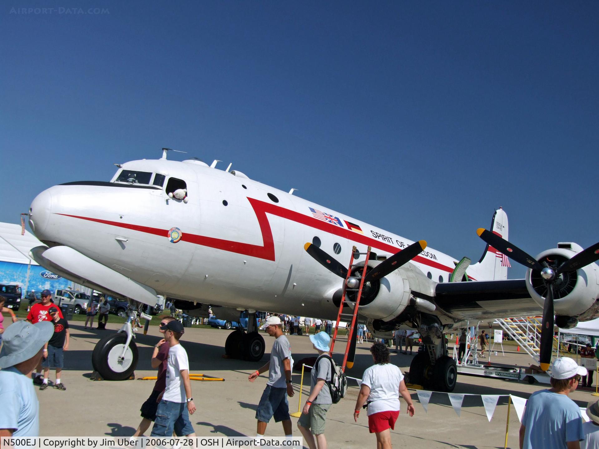 N500EJ, 1945 Douglas C-54E Skymaster (DC-4A) C/N DO316, Berlin Airlift's C-54 in Aeroshell Square