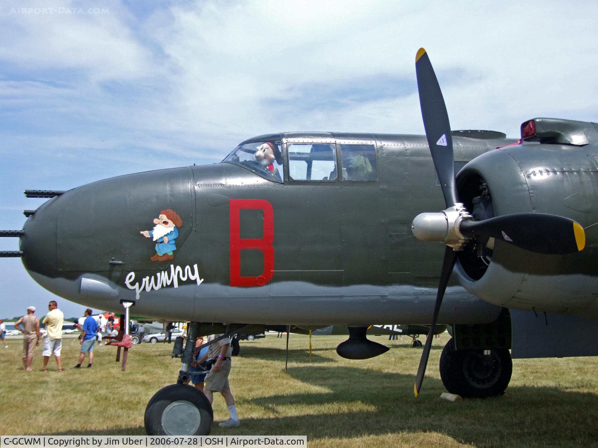 C-GCWM, 1945 North American B-25J Mitchell Mitchell C/N 108-47734, Canadian B-25J at Airventure 2006