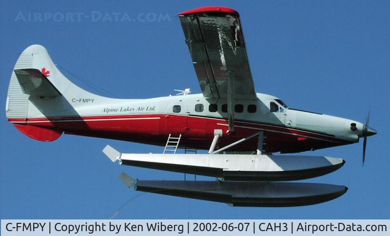 C-FMPY, 1959 De Havilland Canada DHC-3 Otter C/N 324, ......at last she flies, after being grounded while floats were fitted.