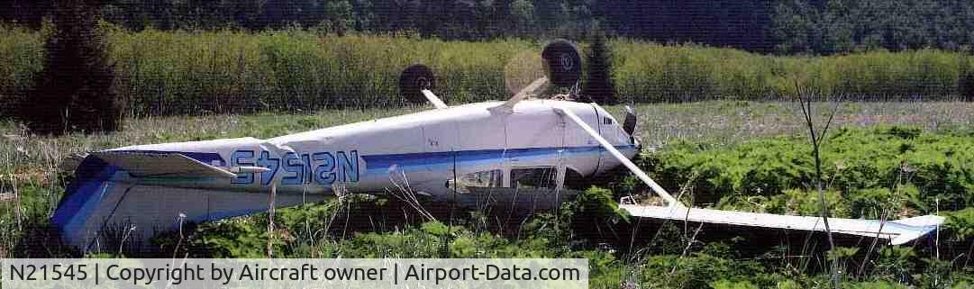 N21545, 1973 Cessna 182P Skylane C/N 18261706, Dead Airplane in Alaska