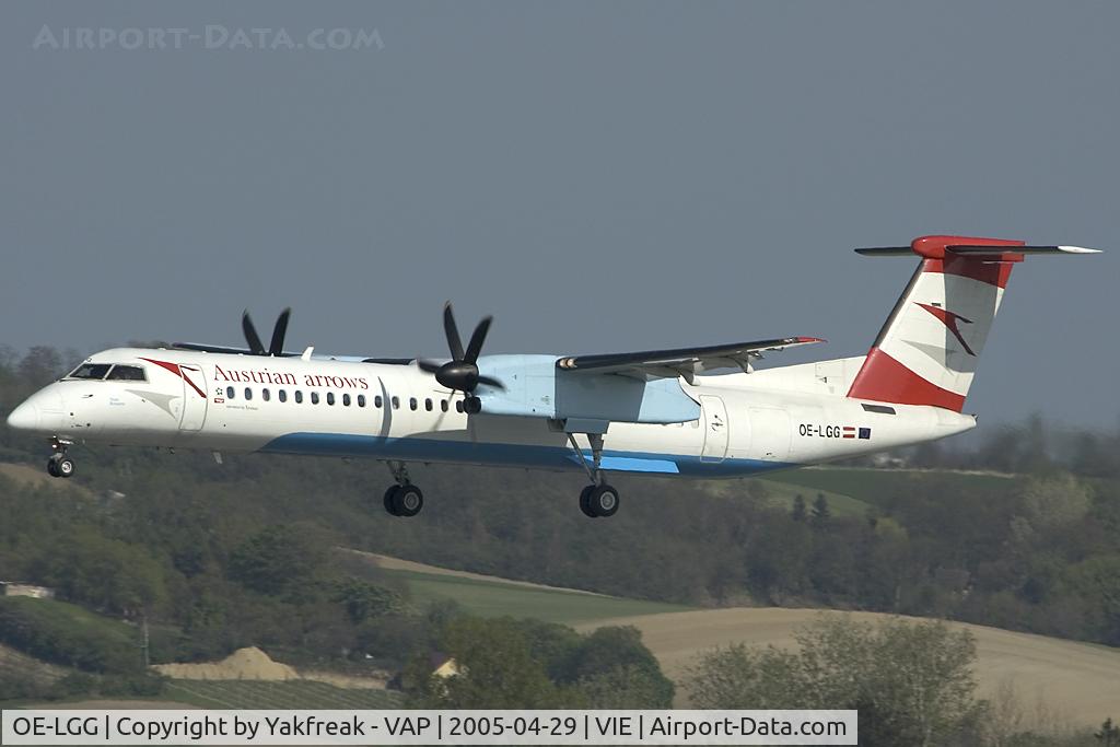 OE-LGG, 2002 De Havilland Canada DHC-8-402Q Dash 8 C/N 4074, Austrian Arrows Dash 8-400