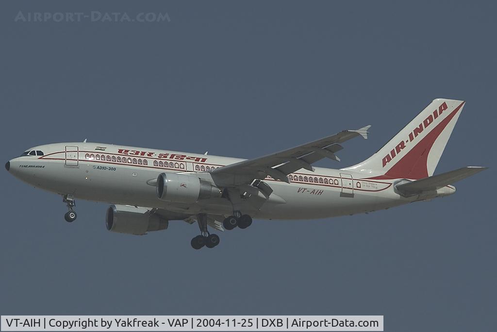 VT-AIH, 1992 Airbus A310-324 C/N 654, Air India Airbus 310