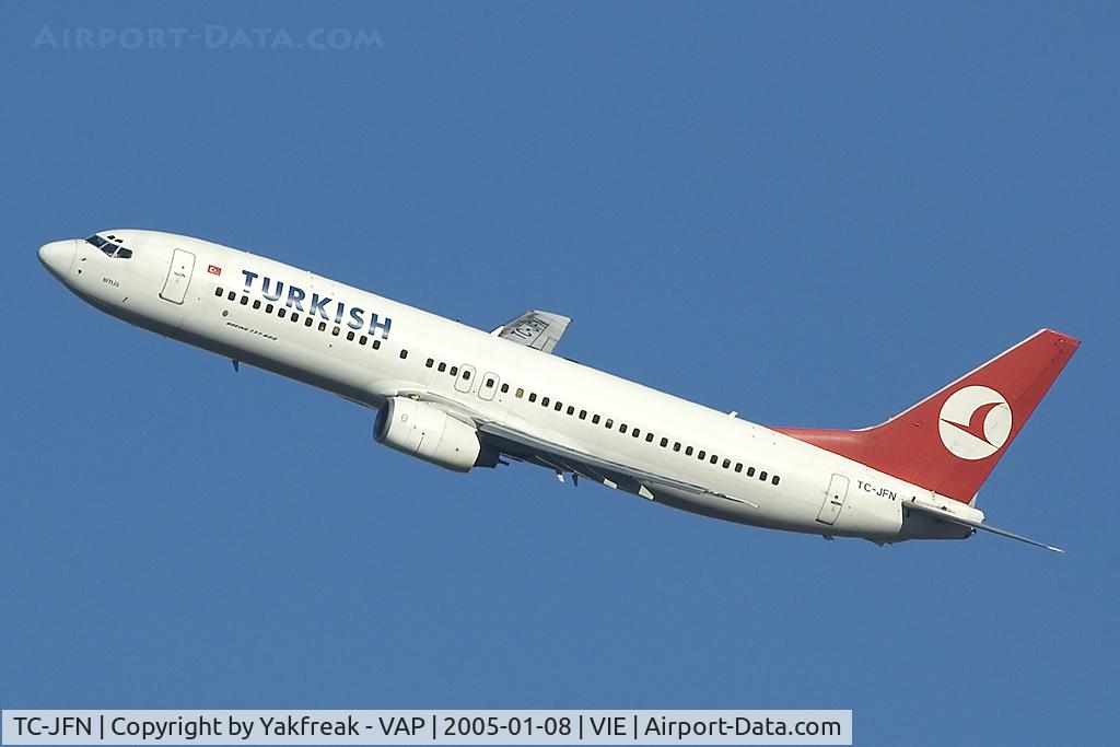 TC-JFN, 1999 Boeing 737-8F2 C/N 29776, Turkish Airlines Boeing 737-800