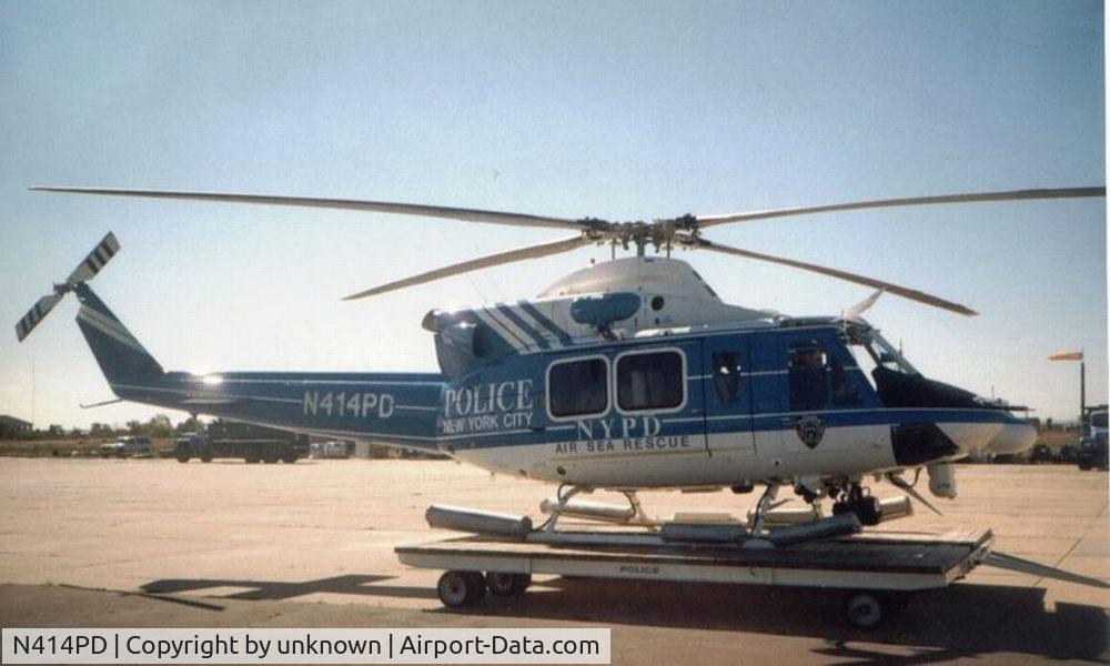 N414PD, 1999 Bell 412EP C/N 36233, Bell 412 in NYPD base in New York City