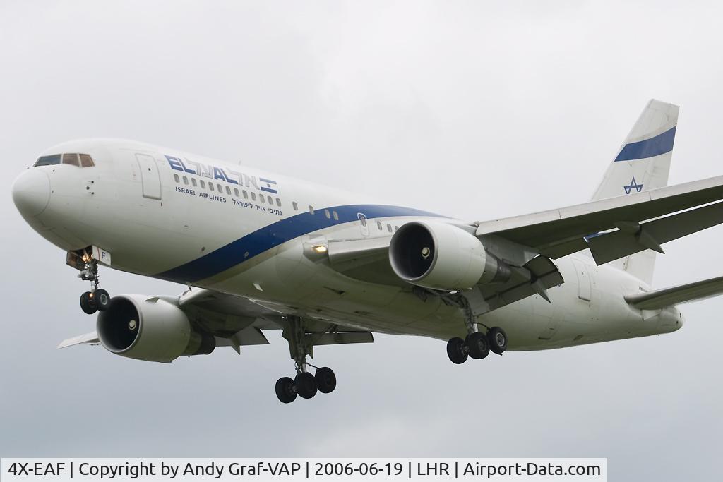 4X-EAF, 1990 Boeing 767-27E/ER C/N 24854, On final RWY27L.