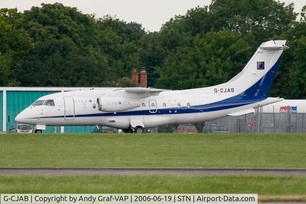 G-CJAB, 2002 Fairchild Dornier 328-300 328JET C/N 3200, On the way to the parking position.