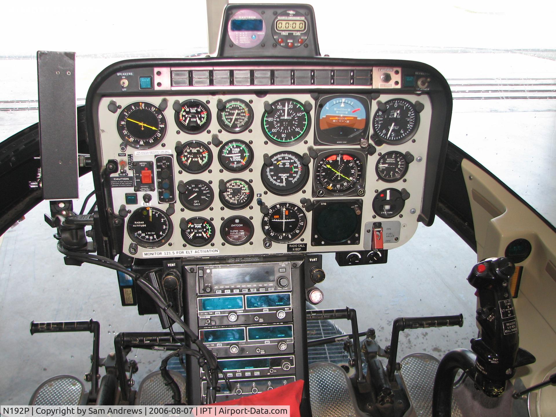N192P, 1995 Bell 206B JetRanger III C/N 4336, Thanks to the troopers at the state hangar at IPT