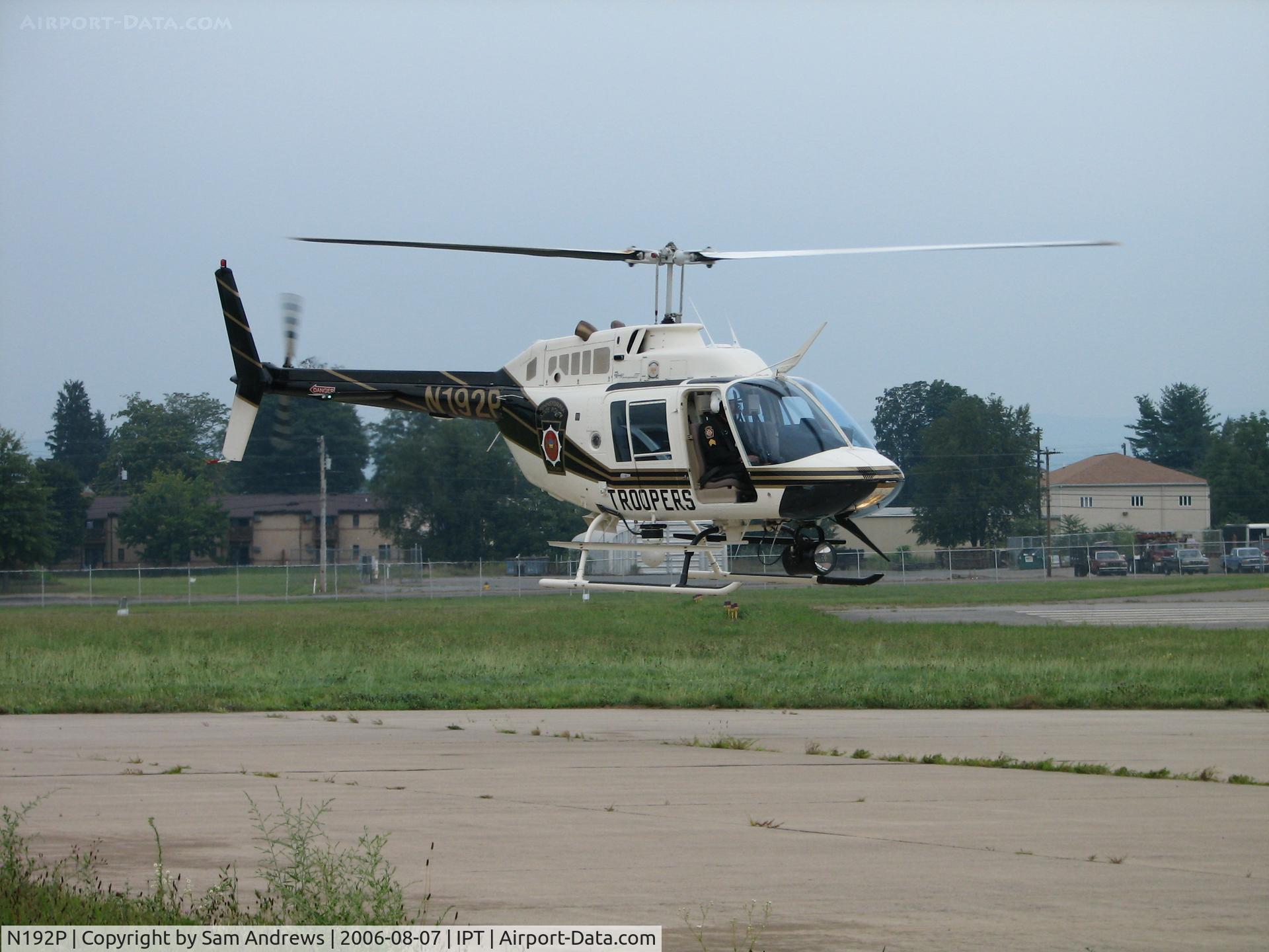 N192P, 1995 Bell 206B JetRanger III C/N 4336, Shifting parking spots.