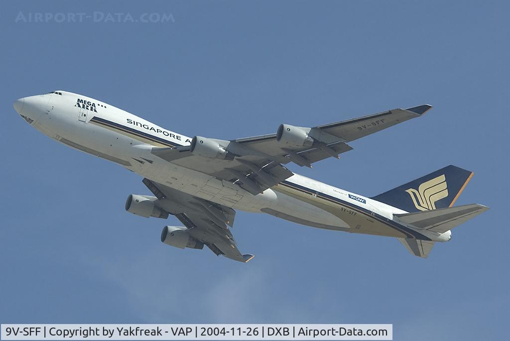 9V-SFF, 1997 Boeing 747-412F/SCD C/N 28026, Singapore Airlines Boeing 747-400F