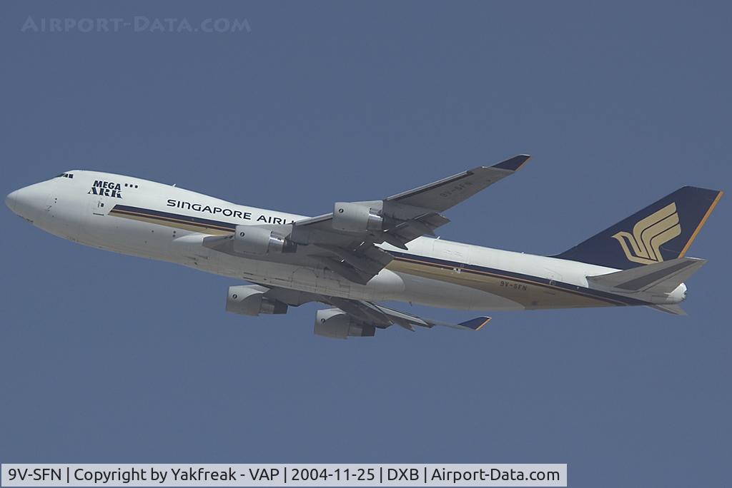 9V-SFN, 2004 Boeing 747-412F/SCD C/N 32899, Singapore Airlines Boeing 747-400F
