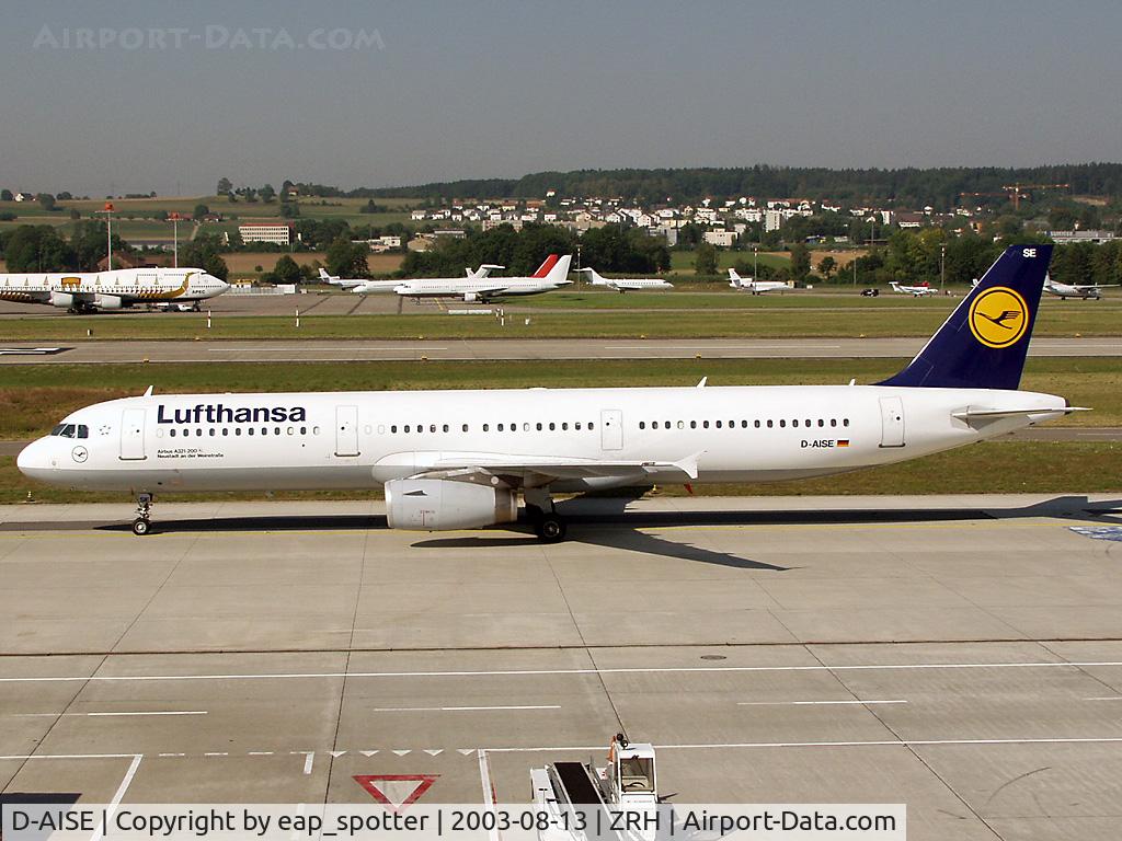 D-AISE, 2000 Airbus A321-231 C/N 1214, inbound from FRA